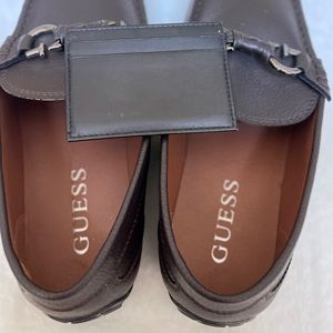 👠SALE “GUESS” 💯% Authentic Leather Men’s Loafer Shoes + Card Case
